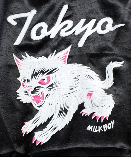 スカジャン CAT スカジャン メンズ レディースの画像
