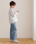 パンツ キッズ デニムカーゴパンツ キッズ 子...の詳細画像3