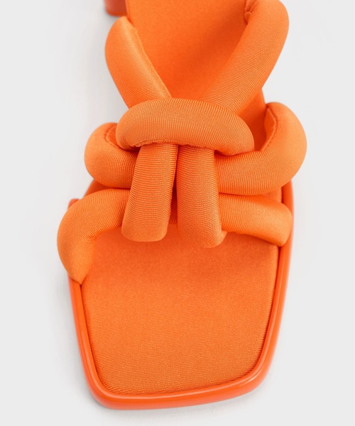 「CHARLES & KEITH」 ミュール 22.5cm オフホワイト レディース_画像4