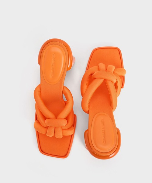 「CHARLES & KEITH」 ミュール 22.5cm オフホワイト レディース_画像5