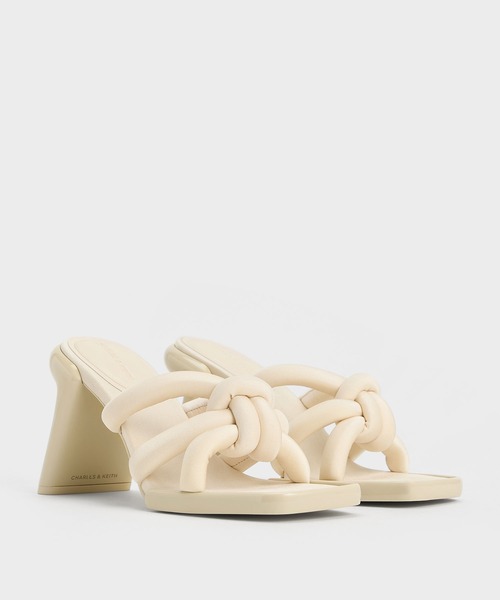 「CHARLES & KEITH」 ミュール 22.5cm オフホワイト レディース_画像6
