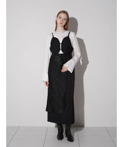 ワンピース JACQUARD DOCKING DRESS : ZOZOTOWN Yahoo!店 - 通販