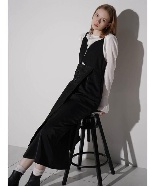 ワンピース JACQUARD DOCKING DRESS : ZOZOTOWN Yahoo!店 - 通販