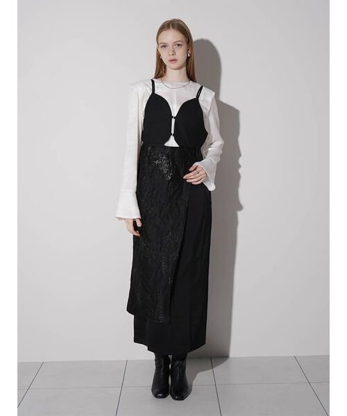 ワンピース JACQUARD DOCKING DRESS : ZOZOTOWN Yahoo!店 - 通販