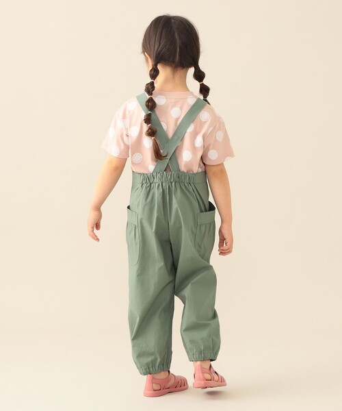 BEAMS mini（ビームス ミニ） サロペット オーバーオール テープ