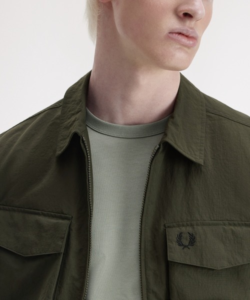 FRED PERRY（フレッドペリー） シャツ Ripstop Pocket Overshirt
