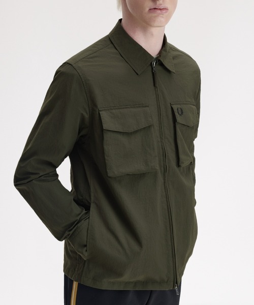 FRED PERRY（フレッドペリー） シャツ Ripstop Pocket Overshirt 