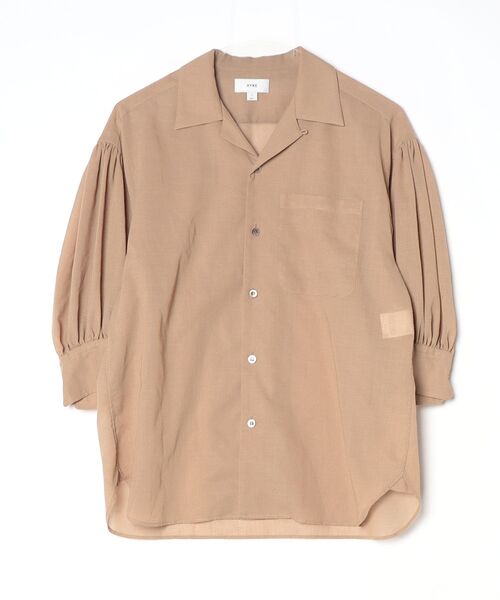 HYKE（ハイク） T/W VOILE BALLOON SLEEVE BLOUSE 半袖シャツ 1 