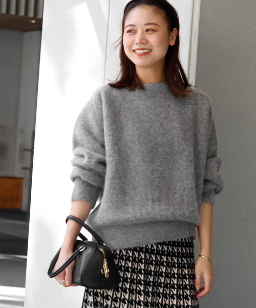 「JOURNAL STANDARD relume」 長袖ニット FREE ブルー レディース_画像4