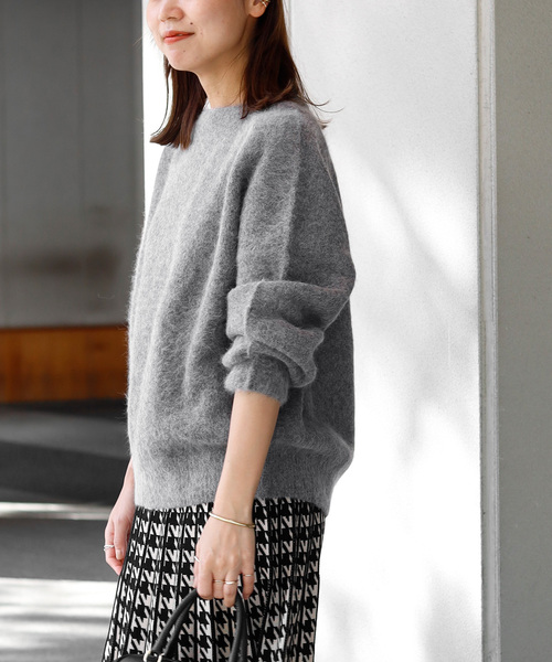 「JOURNAL STANDARD relume」 長袖ニット FREE ブルー レディース_画像6