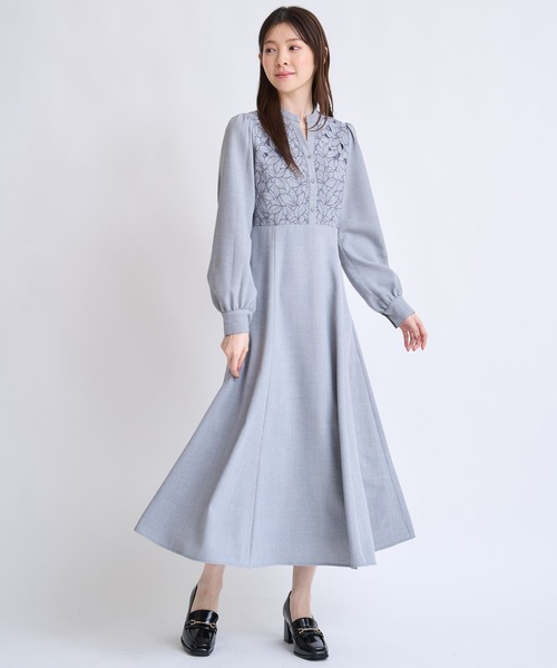 noela刺繍ワンピース NOELA（ノエラ） ワンピース カットワーク刺繍ワンピース : ZOZOTOWN