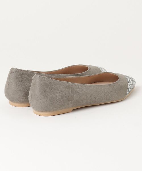 「artemis by DIANA」 フラットパンプス 22.5cm グレー レディース_画像2
