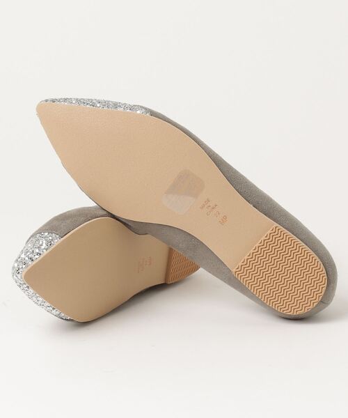 「artemis by DIANA」 フラットパンプス 22.5cm グレー レディース_画像3