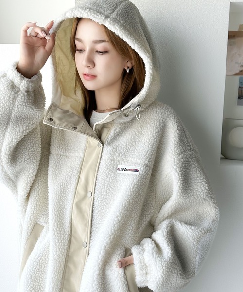 「Java」 ジャケット MEDIUM アイボリー レディース_画像9