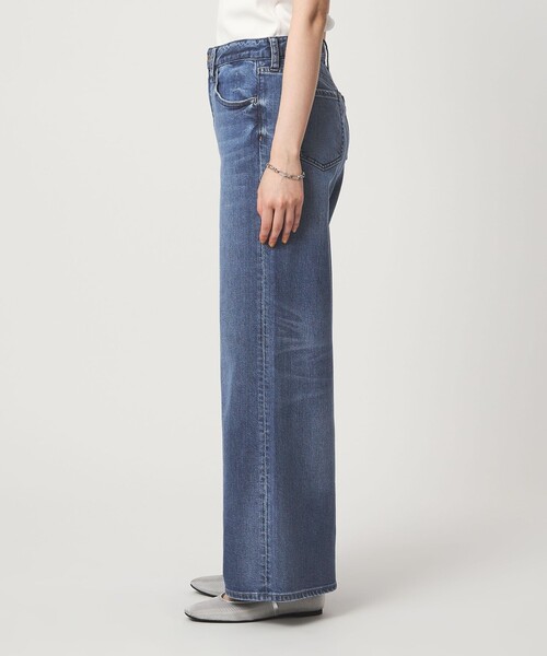 ワイドパンツ ジーンズ デニム デニムパンツ 「別注」「Healthy DENIM」ワイド フレア デニム パンツ レディースの画像