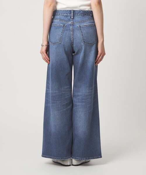 ワイドパンツ ジーンズ デニム デニムパンツ 「別注」「Healthy DENIM」ワイド フレア デニム パンツ レディースの画像