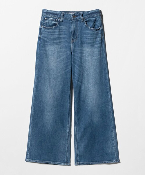 ワイドパンツ ジーンズ デニム デニムパンツ 「別注」「Healthy DENIM」ワイド フレア デニム パンツ レディースの画像