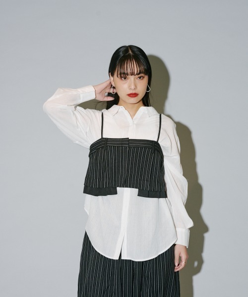 「terrace」 キャミソール MEDIUM ベージュ レディース_画像5