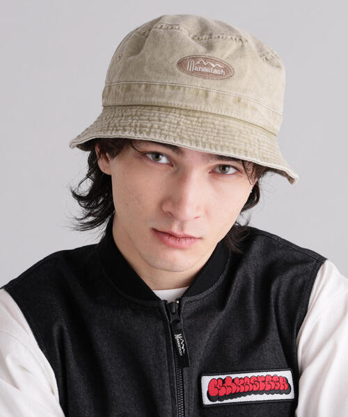 帽子 ハット メンズ MANASTASH&frasl;マナスタッシュ　ORIGINAL LOGO BUCKET HAT メンズ