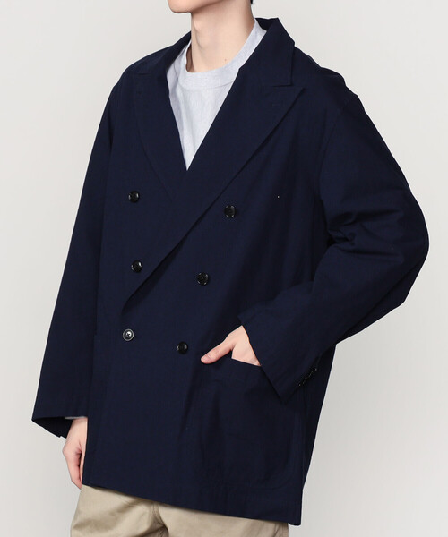 ジャケット テーラードジャケット CHEMISE D'ADAM | 「別注」ダブルブレスト シャツジャケット MEN メンズの画像