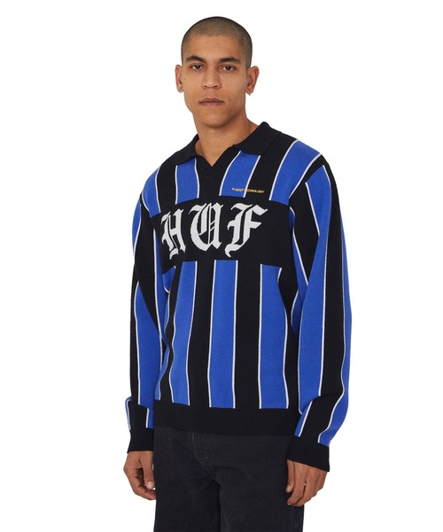 HUF（ハフ） セーター ニット MIDFIELD JERSEY SWEATER メンズ