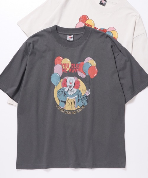 ALWAYS GOOD TIME tシャツ 「IT/イット」USD加工”ペニーワイズ