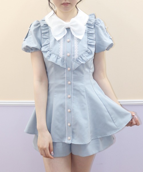 「Secret Honey」 セットアップ MEDIUM ブルー レディース_画像5