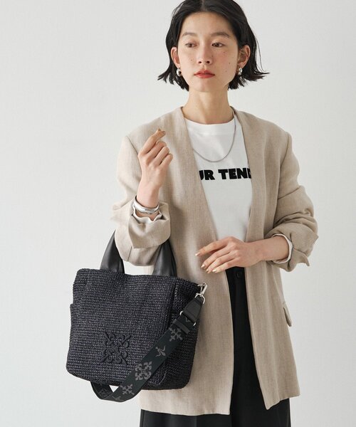 russet（ラシット） トートバッグ ナイロンラフィア2WAYトートバッグ
