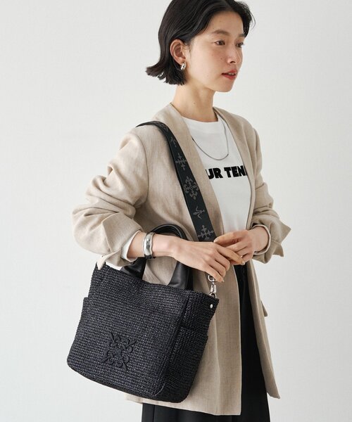 russet（ラシット） トートバッグ ナイロンラフィア2WAYトートバッグ