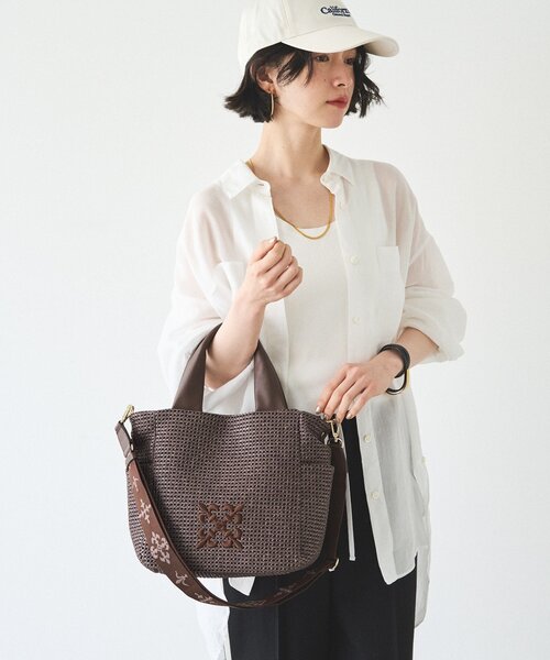 russet（ラシット） トートバッグ ナイロンラフィア2WAYトートバッグ