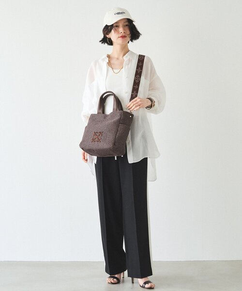 russet（ラシット） トートバッグ ナイロンラフィア2WAYトートバッグ