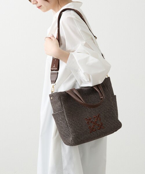 russet（ラシット） トートバッグ ナイロンラフィア2WAYトートバッグ