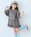 ワンピース 「KIDS」メロウ切替チュニックワ...の詳細画像1