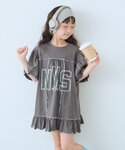 ワンピース 「KIDS」メロウ切替チュニックワ...の詳細画像2