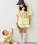 ワンピース 「KIDS」メロウ切替チュニックワ...の詳細画像5