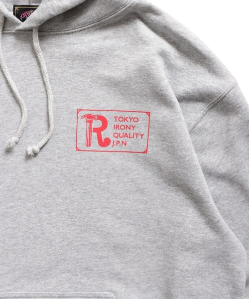 「ROTAR」 プルオーバーパーカー LARGE バーガンディー メンズ_画像5