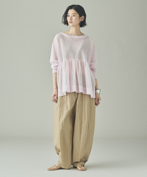 ⭐️3/23まで出品‼️Curensologyフラッフィーギャザーニットプルオーバー Curensology（カレンソロジー）の「Curensology(カレンソロジー