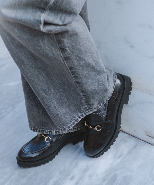 ローファー ケンフォード ウィメンズ K228 TANK SOLE BIT LOAFERS