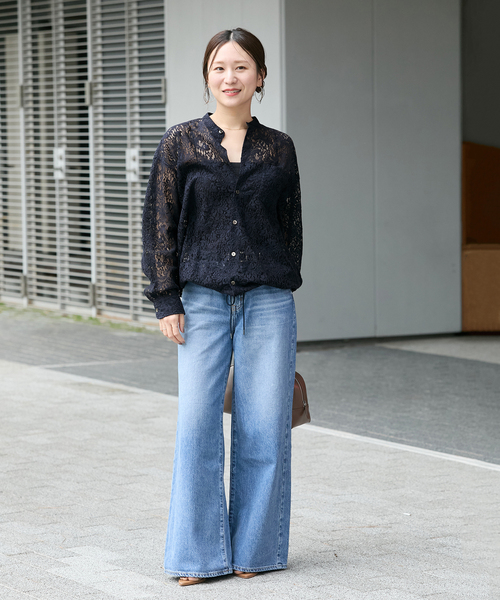 JOURNAL STANDARD スタンドカラーレースブラウス JOURNAL STANDARD（ジャーナルスタンダード） ブラウス シャツ 「WEB