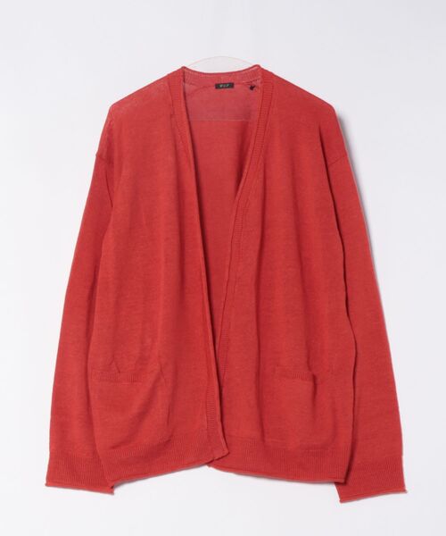 「WILD LIFE TAILOR Adam et Rope'」 ニットカーディガン X-LARGE レッド系その他2 メンズの画像