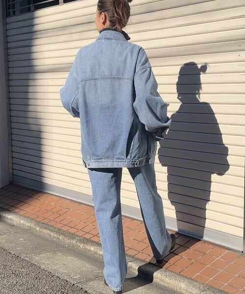 「Levi's」 デニムジャケット X-SMALL ブルー レディースの画像