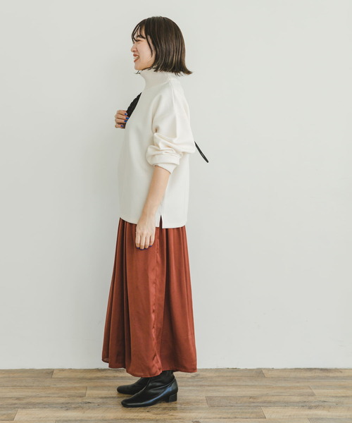 「ITEMS URBANRESEARCH」 長袖カットソー FREE チャコールグレー レディース_画像4
