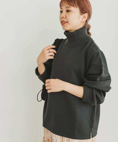 「ITEMS URBANRESEARCH」 長袖カットソー FREE チャコールグレー レディース_画像5