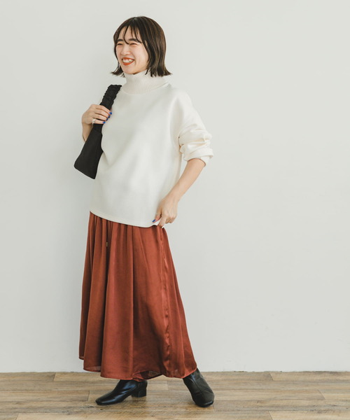 「ITEMS URBANRESEARCH」 長袖カットソー FREE チャコールグレー レディース_画像6
