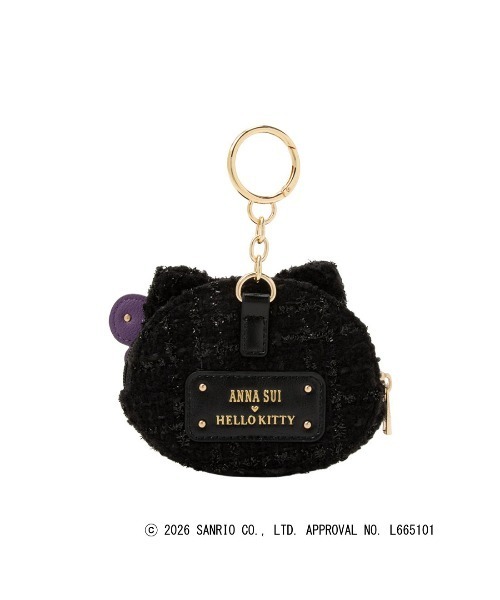 ANNA SUI（アナスイ） チャーム HELLO KITTY 顔型ポーチチャーム