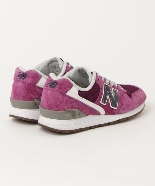 「New Balance」 ローカットスニーカー 22.5cm パープル レディース_画像2