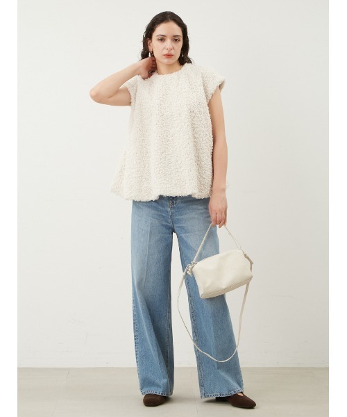 「Mila Owen」 デニムパンツ 0 インディゴブルー レディース_画像6