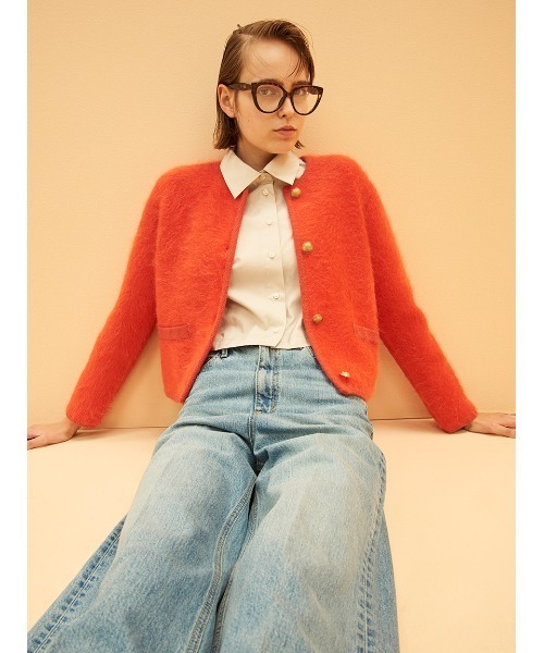 「Mila Owen」 デニムパンツ 0 インディゴブルー レディース_画像9