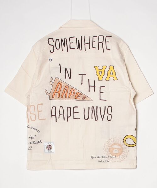 シャツ AAPE MAIN SHORT SLEEVE SHIRT メンズの画像