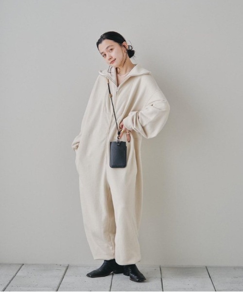 トゥデイフル　つなぎ　ベージュ TODAYFUL 「TODAYFUL」 オールインワン 36inch ベージュ レディース